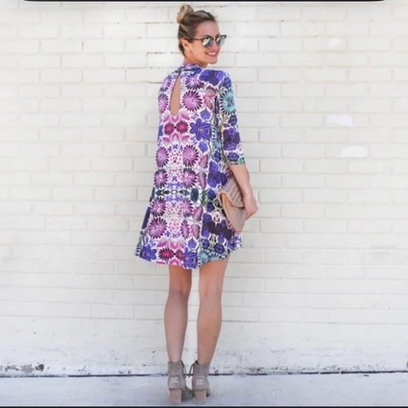 Free People Romantics Fiesta Mini Dress S Boho Festival Style, Romantic - Picture 2 of 10